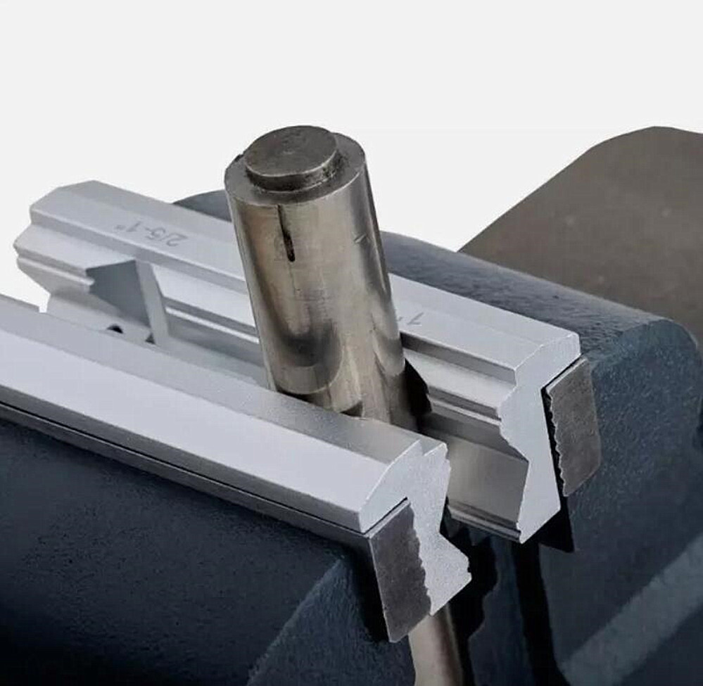 1Set CNC Milling Steel Vise Hard Jaw Fixture V-Type Jaw Aluminum Alloy 4''Or 6''