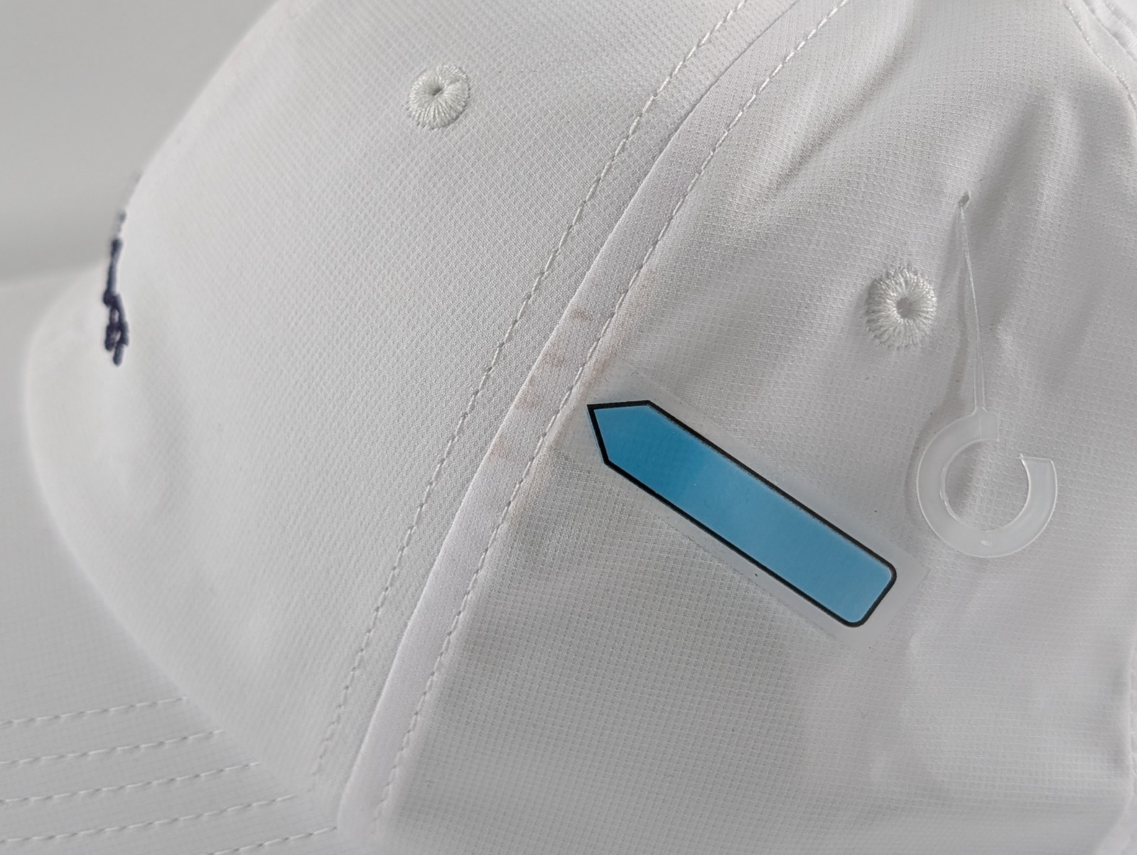 Birddogs Cap Hat Strapback White Adjustable Golf Breathable