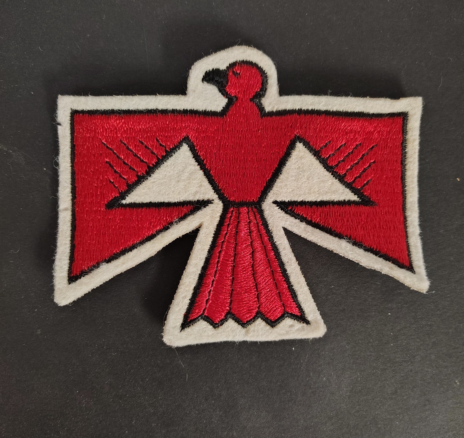 Vintage USAF Felt Thunderbirds Patch 4"H X 3-5/8"W