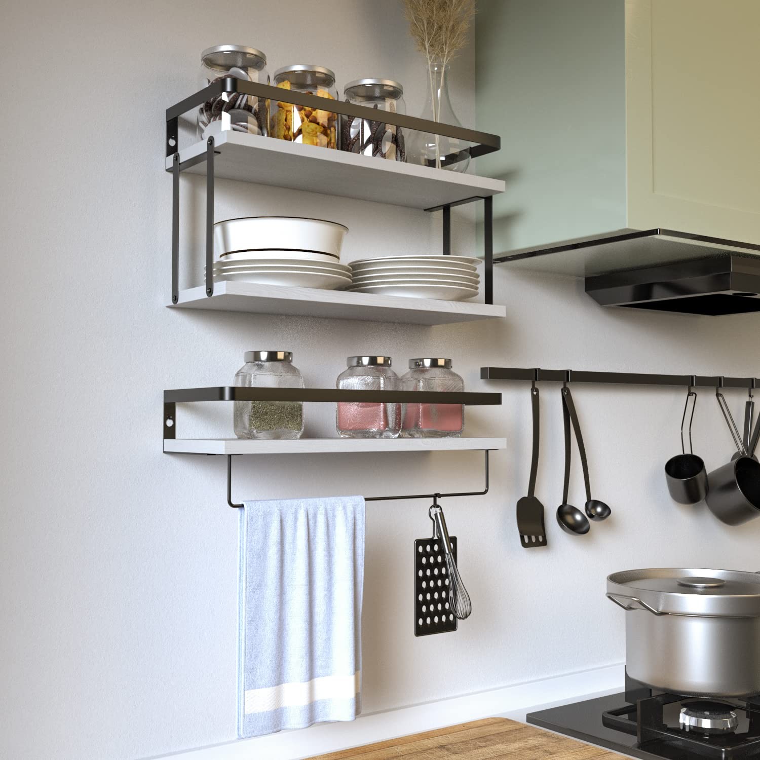 Floating Shelves Bathroom, Wall Mounted Shelf Over