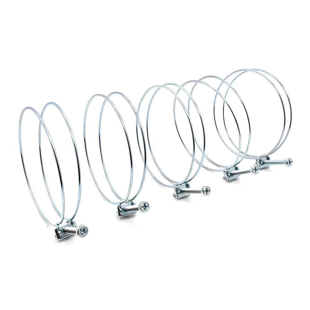 Big Horn 11740PK 4 Inch Wire Hose Clamp (5 / Pack) - Replaces OEM# JW1317