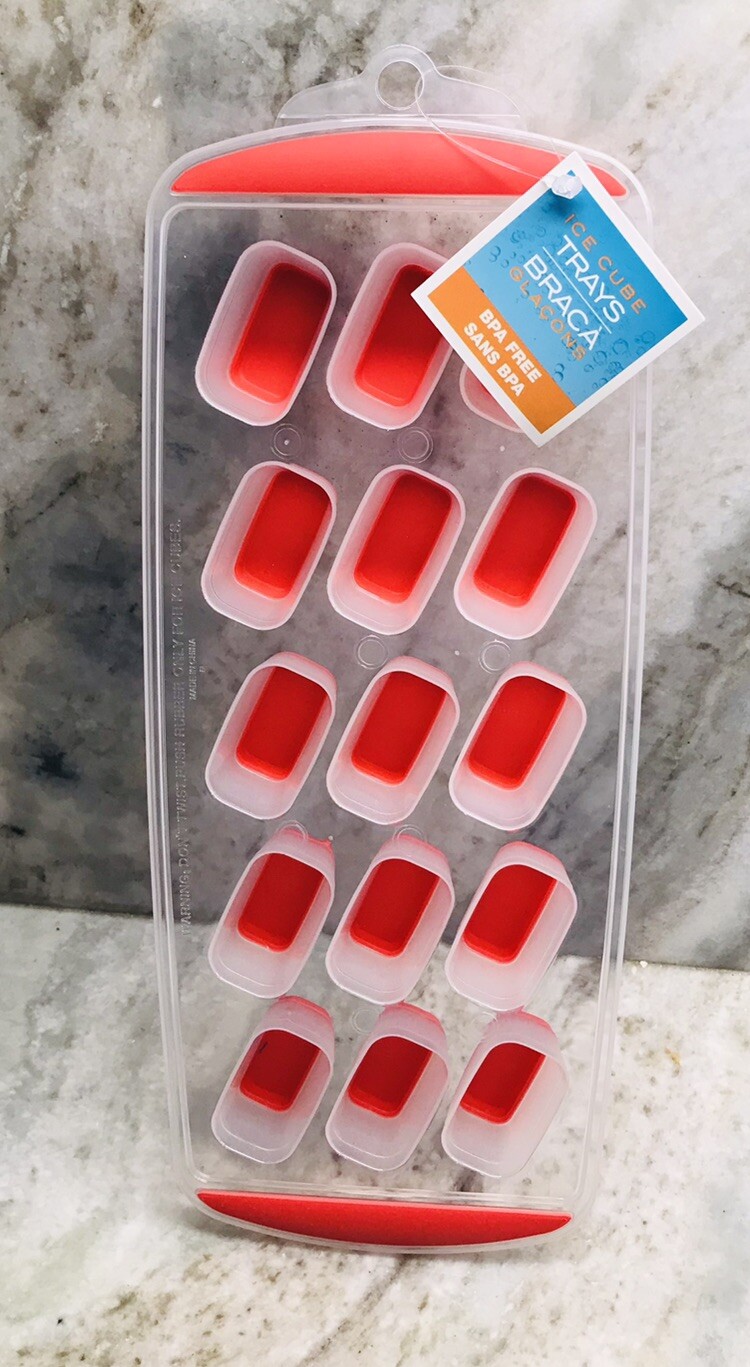 Silicone Ice Rectangle Cube Molds Easy-Release