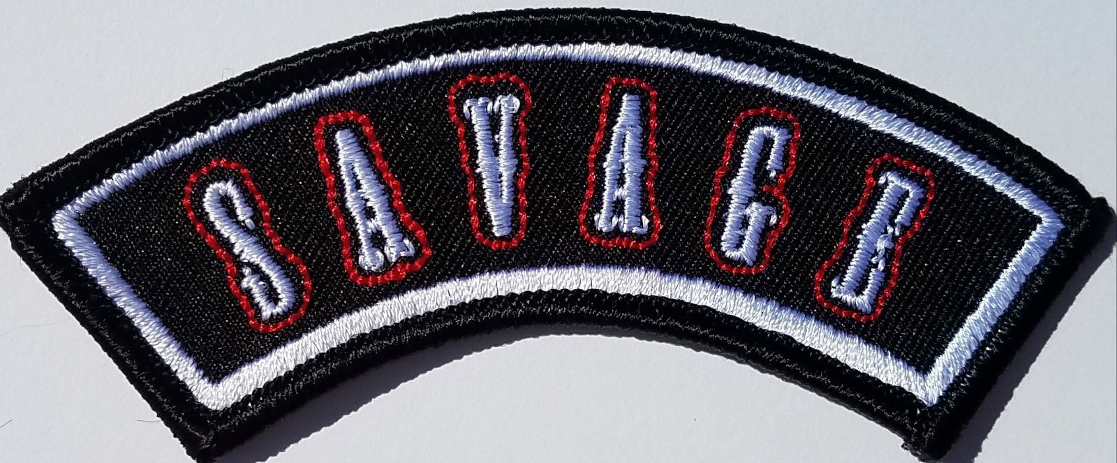 Savage Embroidery Motorcycle Patch