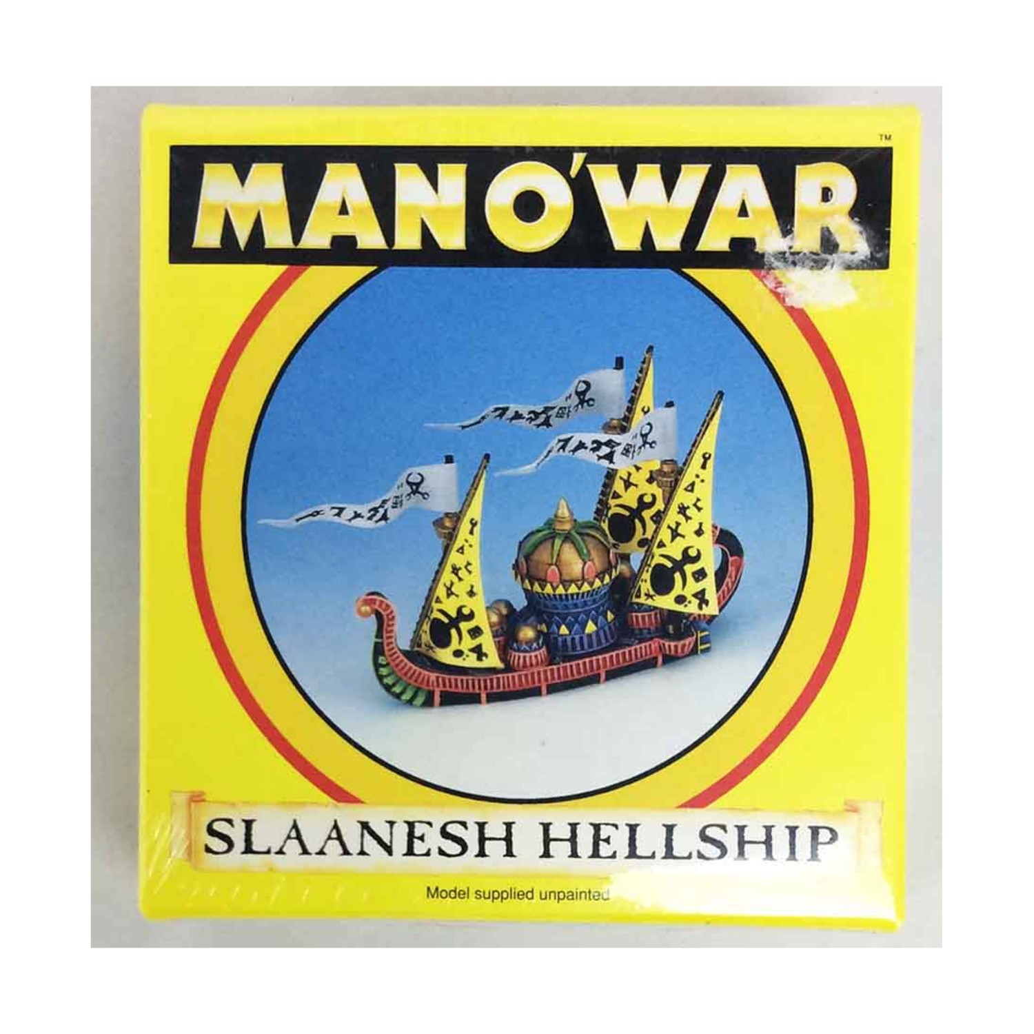 GW Man O' War Slaanesh Hellship SW (VG+/New)