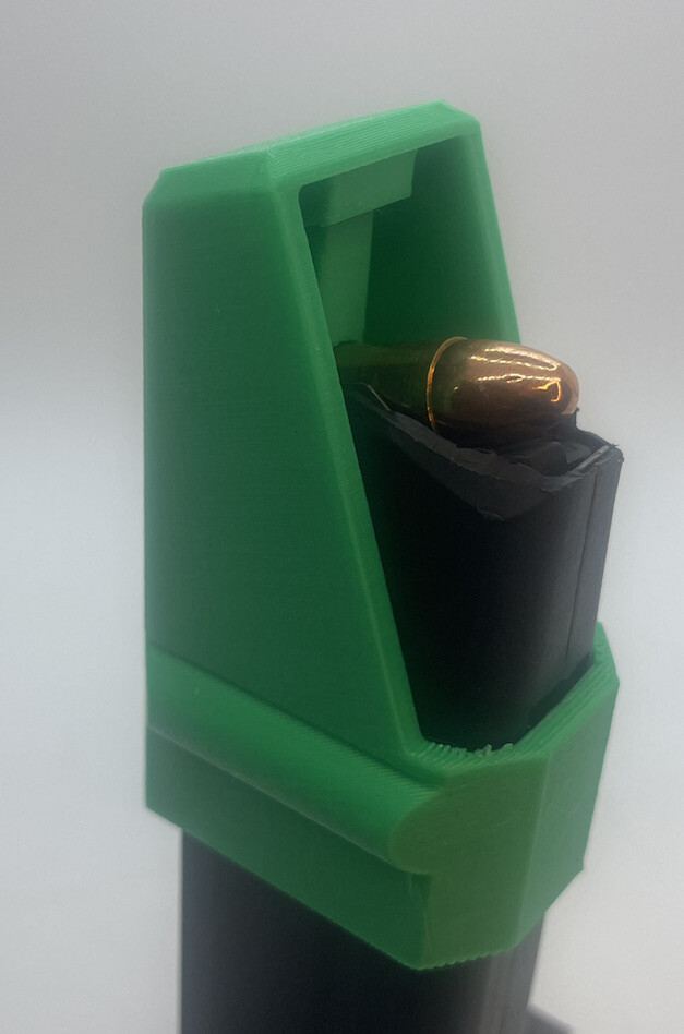 Glock 17 19 26 34 22 23 27 35 Magazine Loader Speedloader by Esource, GREEN!