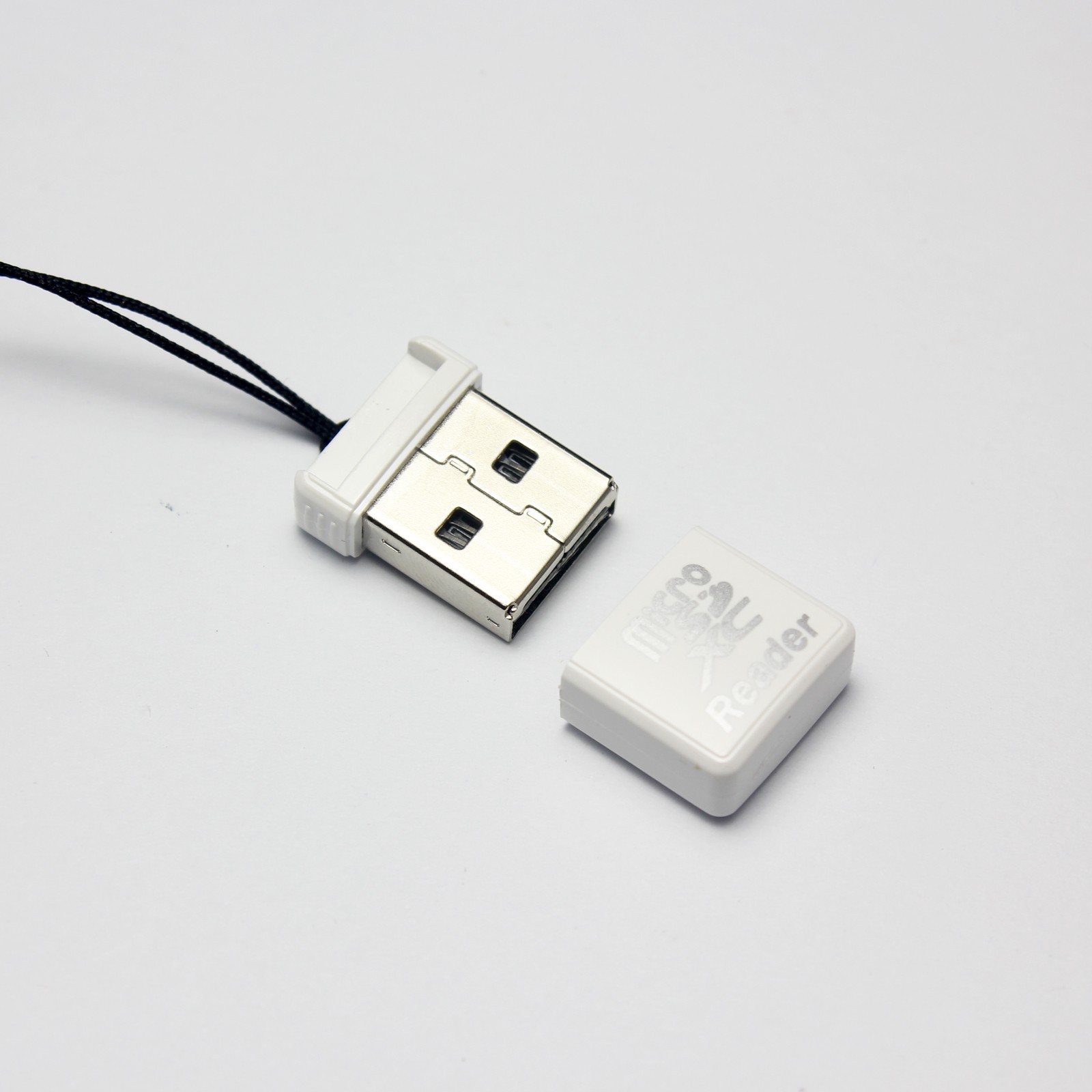 10pcs Super Mini MicroSDXC Card USB 2.0 Reader, Support MicroSDXC Up to 512GB