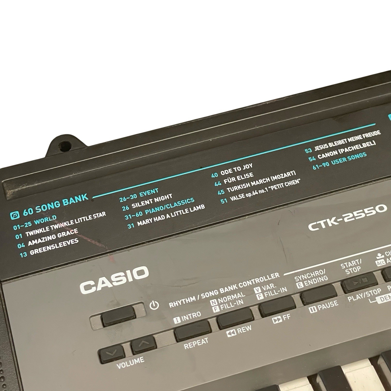 CASIO Electronic Keyboard Piano 61 Key CTK-2550