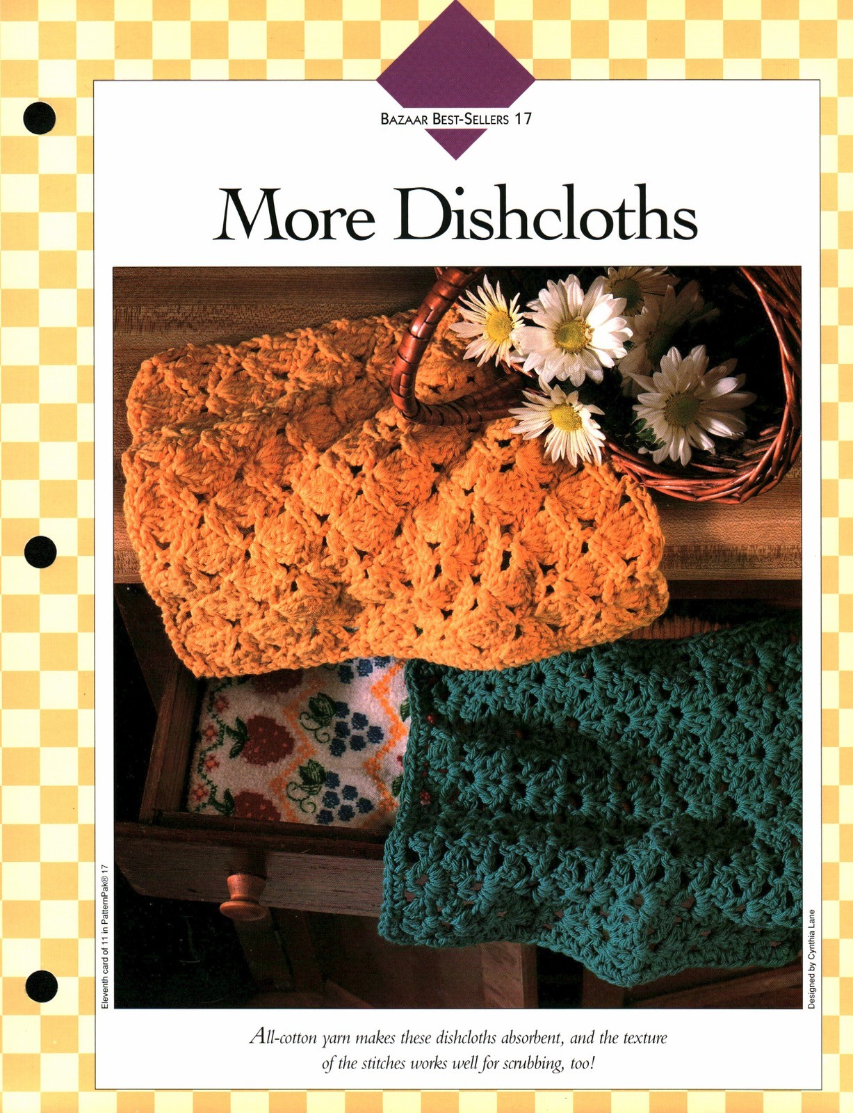 More Dishcloths - Bazaar Besties 17 | Vanna Crochet Faves 85170-K