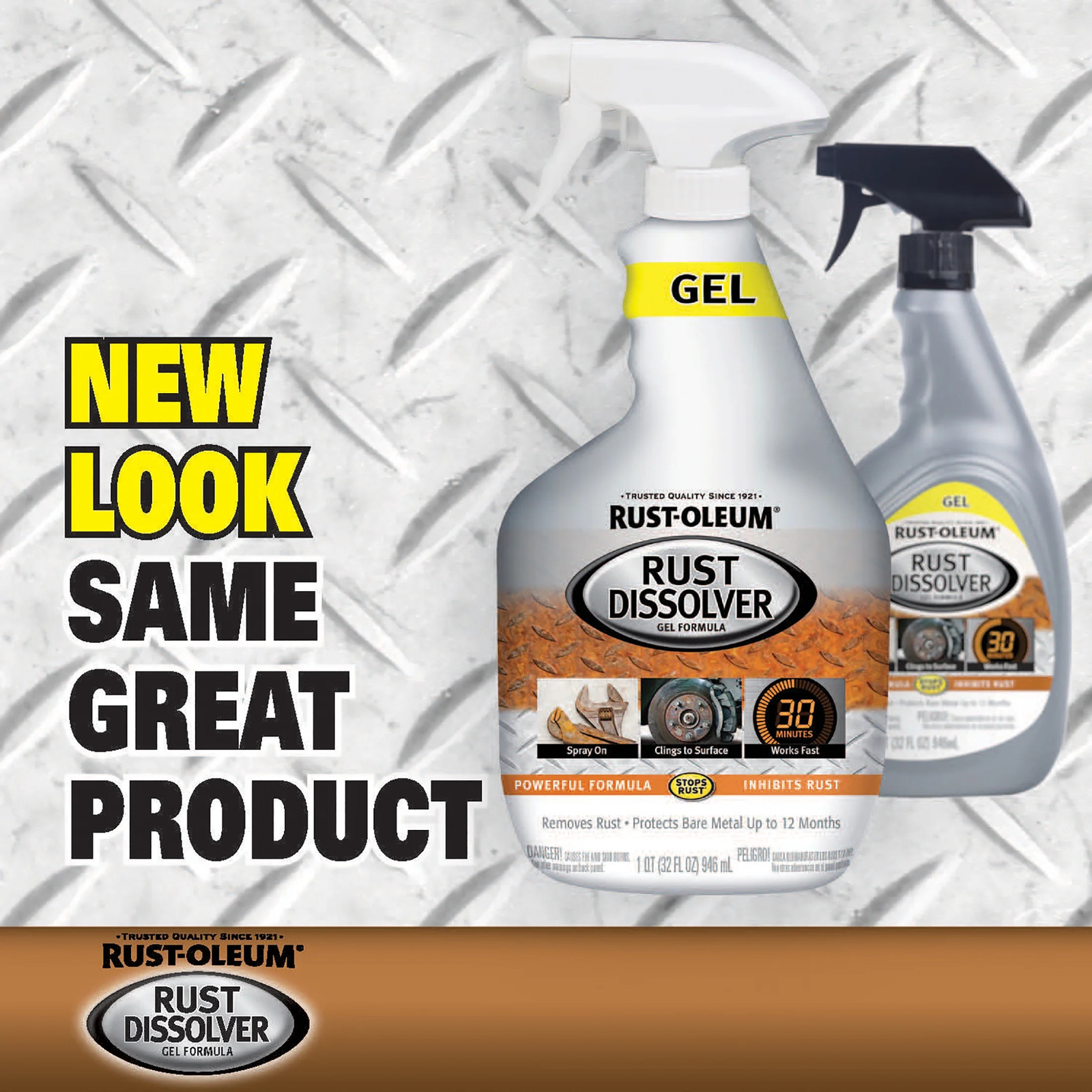 Rust-Oleum Rust Dissolver Gel Spray 32 Oz Heavy Duty Rust Remover