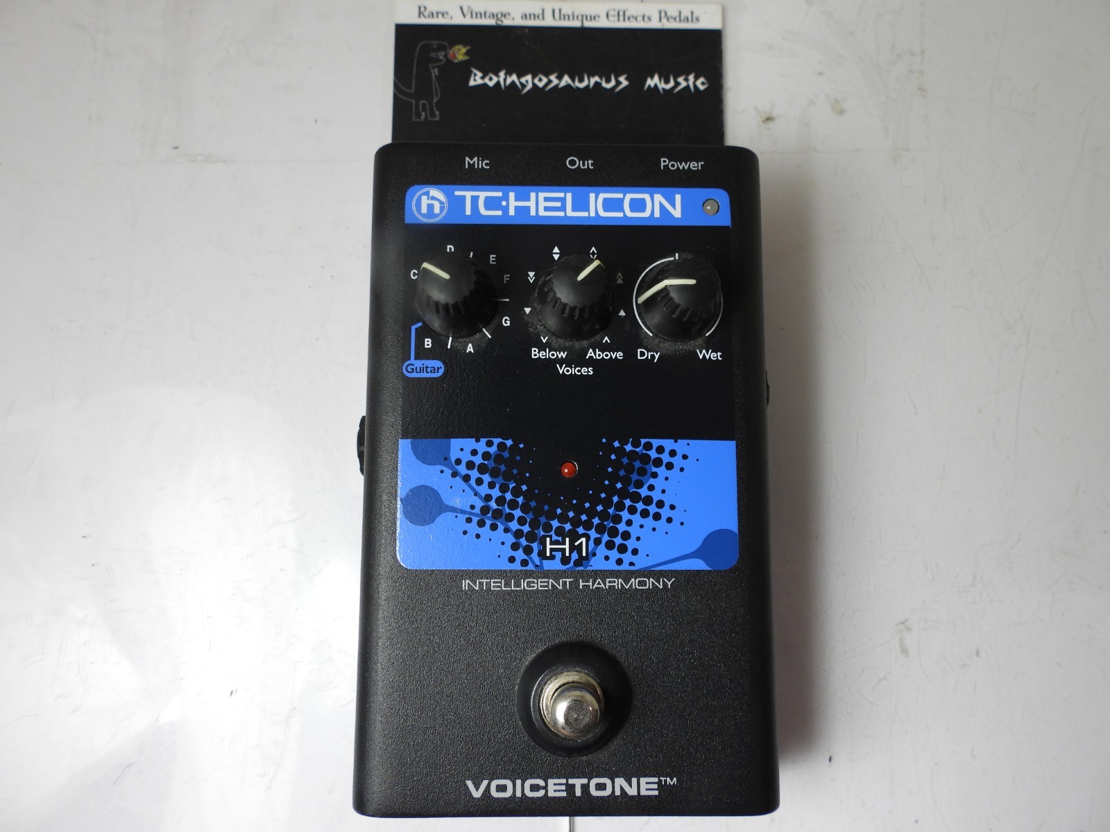 TC Helicon Voicetone H1 Intelligent Harmony Harmonizer Vocal Effects Pedal