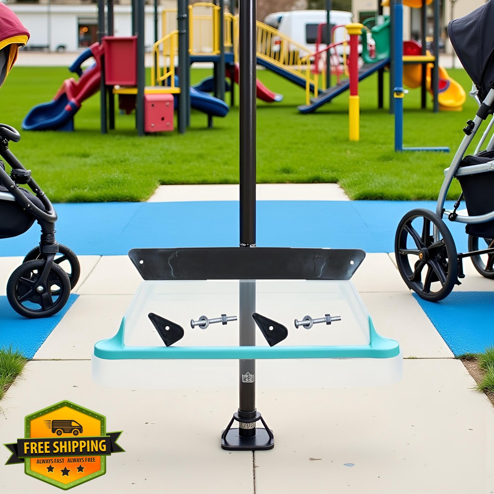 Stroller Footrest Extension Adjustable Replacement Black Baby