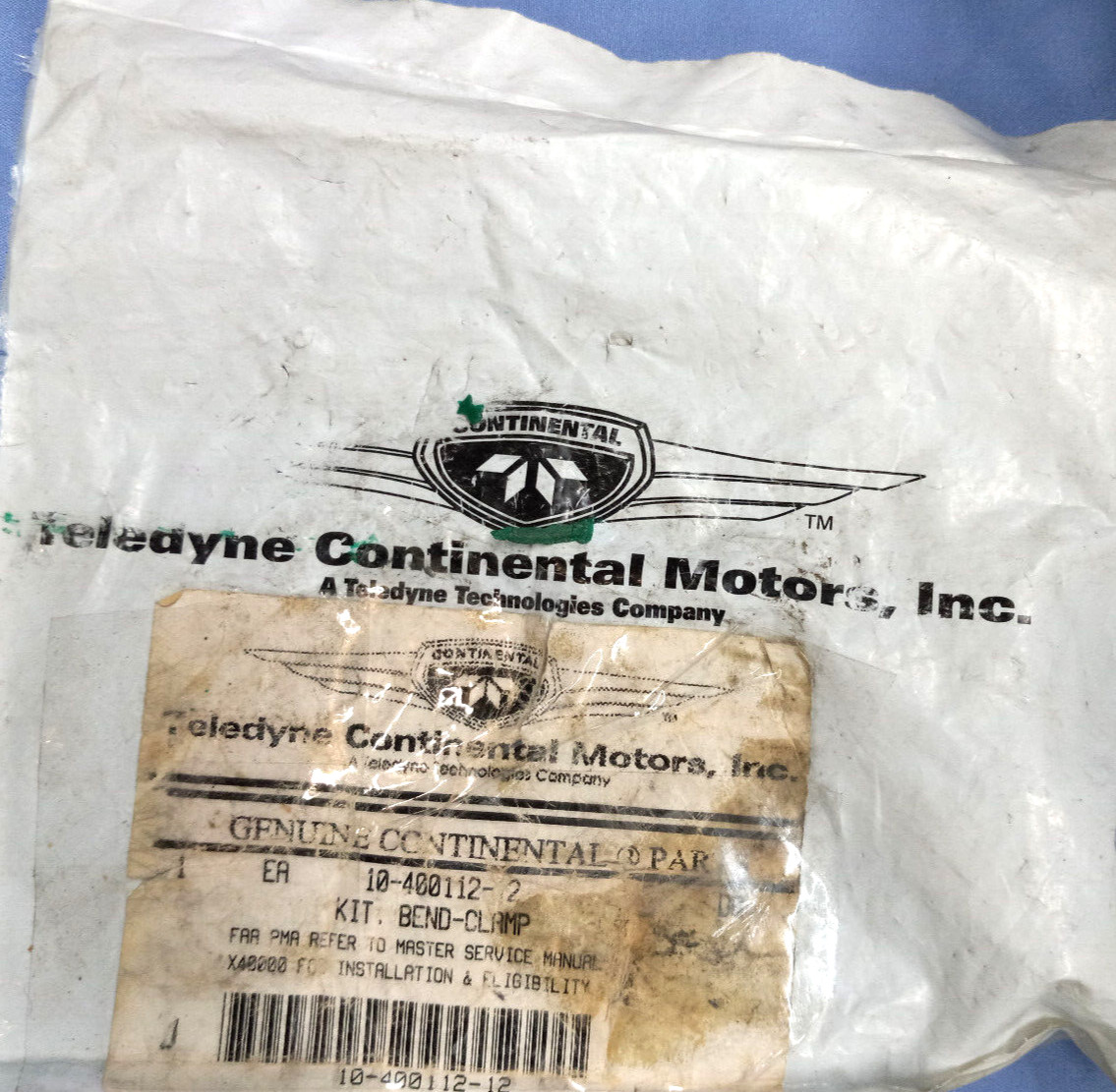 Continental P/N 10-400112-12 KIT CLAMP