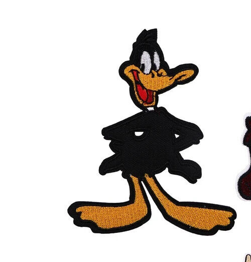 Daffy Duck Embroidered Iron On 4" x 3.25" Patch