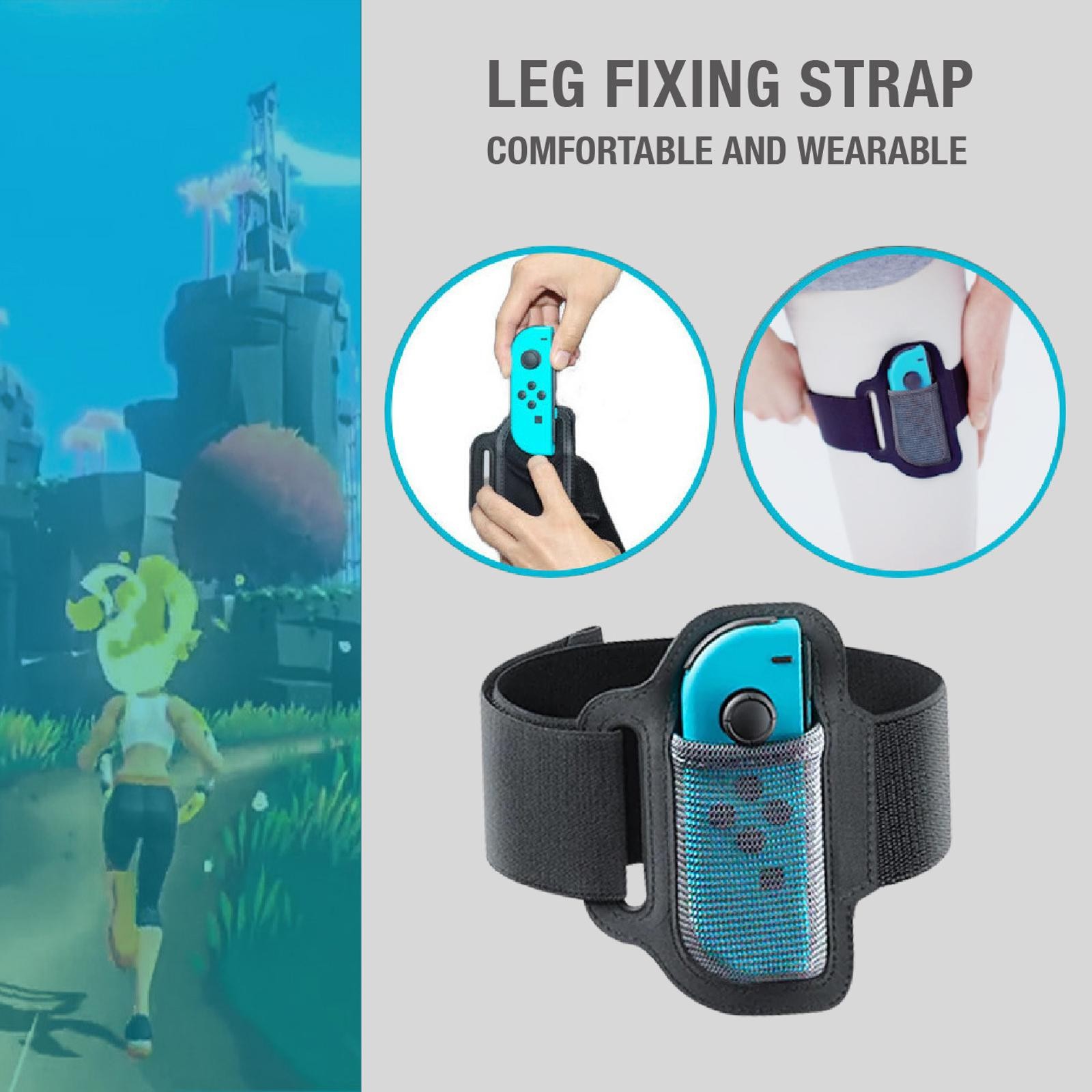 Durable Leg Strap Ring-Con Grip Cover For Nintendo Switch Ring Fit Adventure