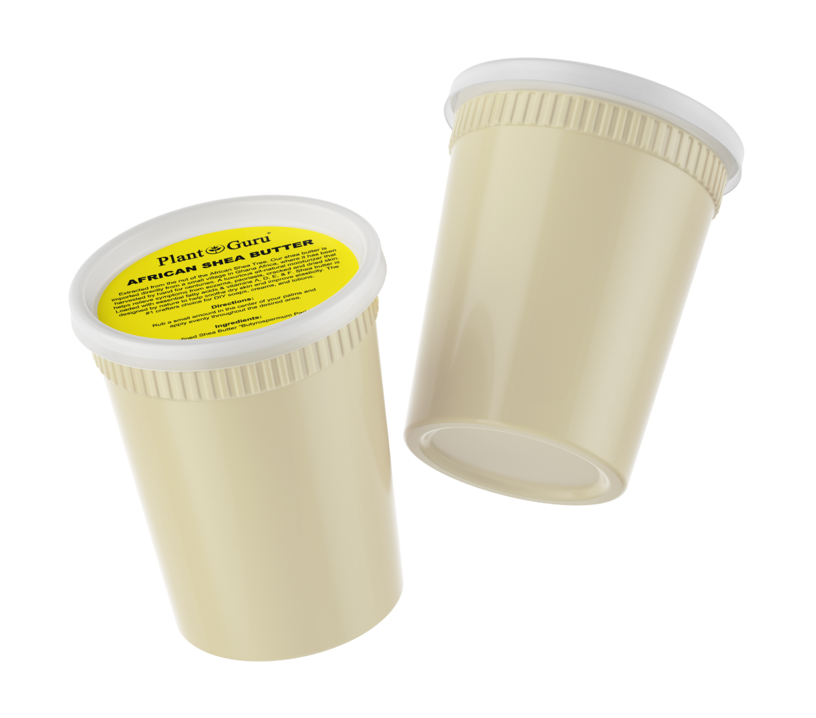 Raw African Shea Butter 32 oz. / 2 lbs. 100% Pure Organic Natural Unrefined Bulk