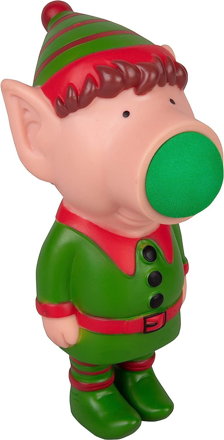 Hog Wild Holiday Christmas Elf Popper Toy -Squeeze & Shoot Foam Balls Up to 20ft
