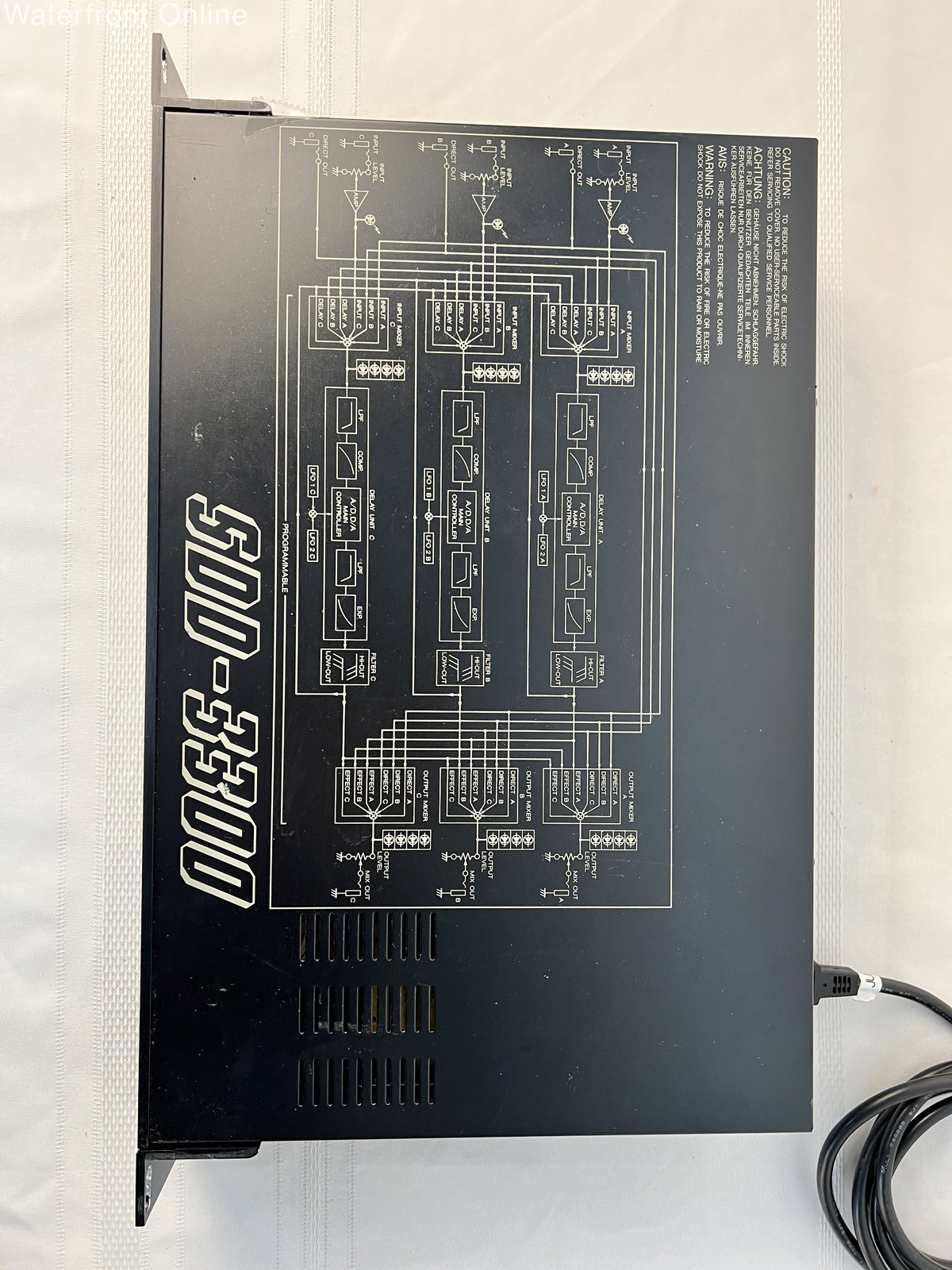 Korg SDD-3300 SDD3300 Triple Digital Delay Rack Module
