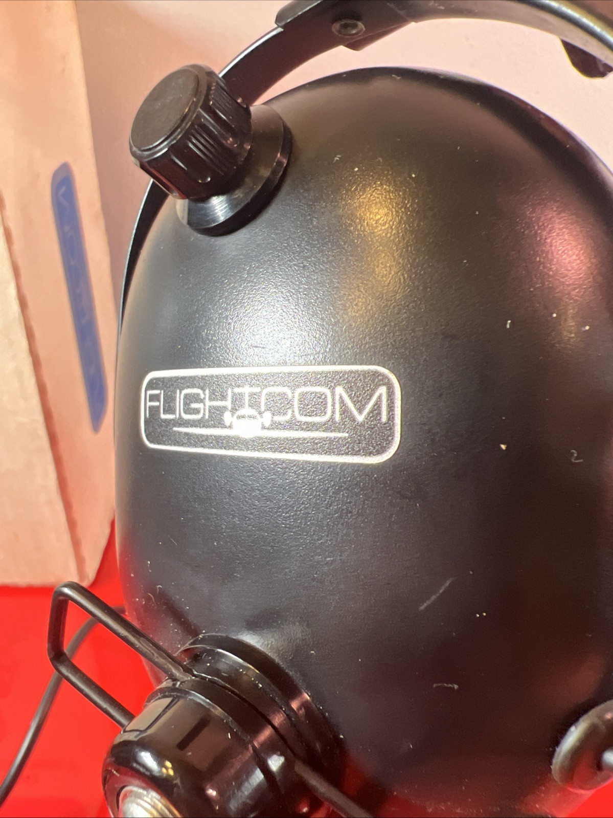Flightcom Model 4D Aviation Headset w/ Box *Tested