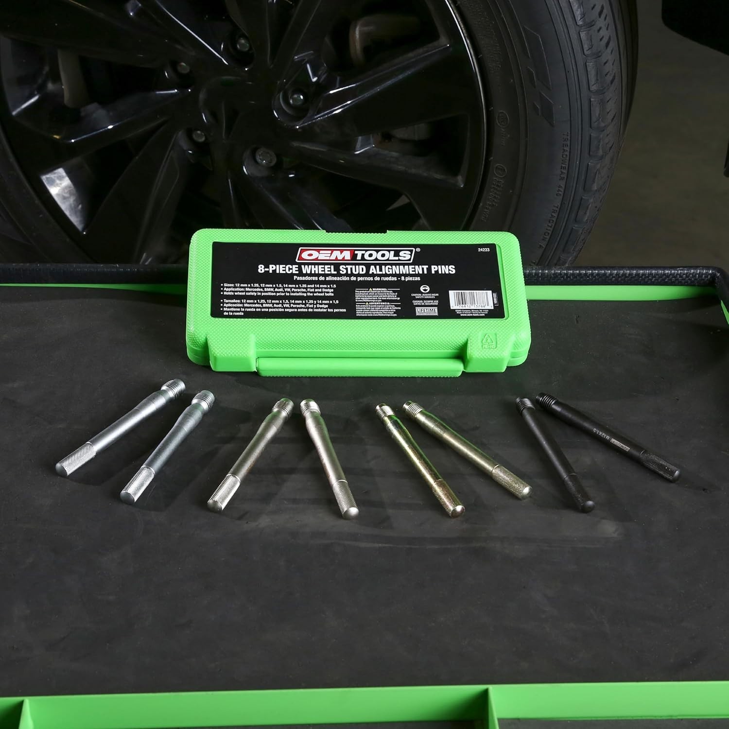 Wheel Stud Alignment Kit, Safe Wheel Alignment Tool, Wheel Hanger Color-Coded...