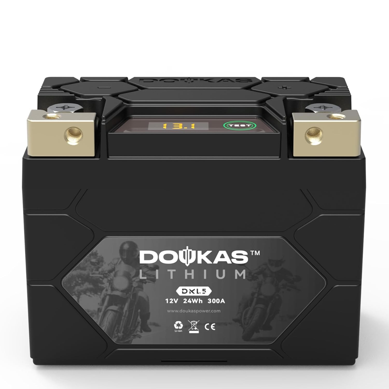 LiFePO4 Motorcycle 12V 2Ah 300A YTX5L-BS Powersports Lithium Battery