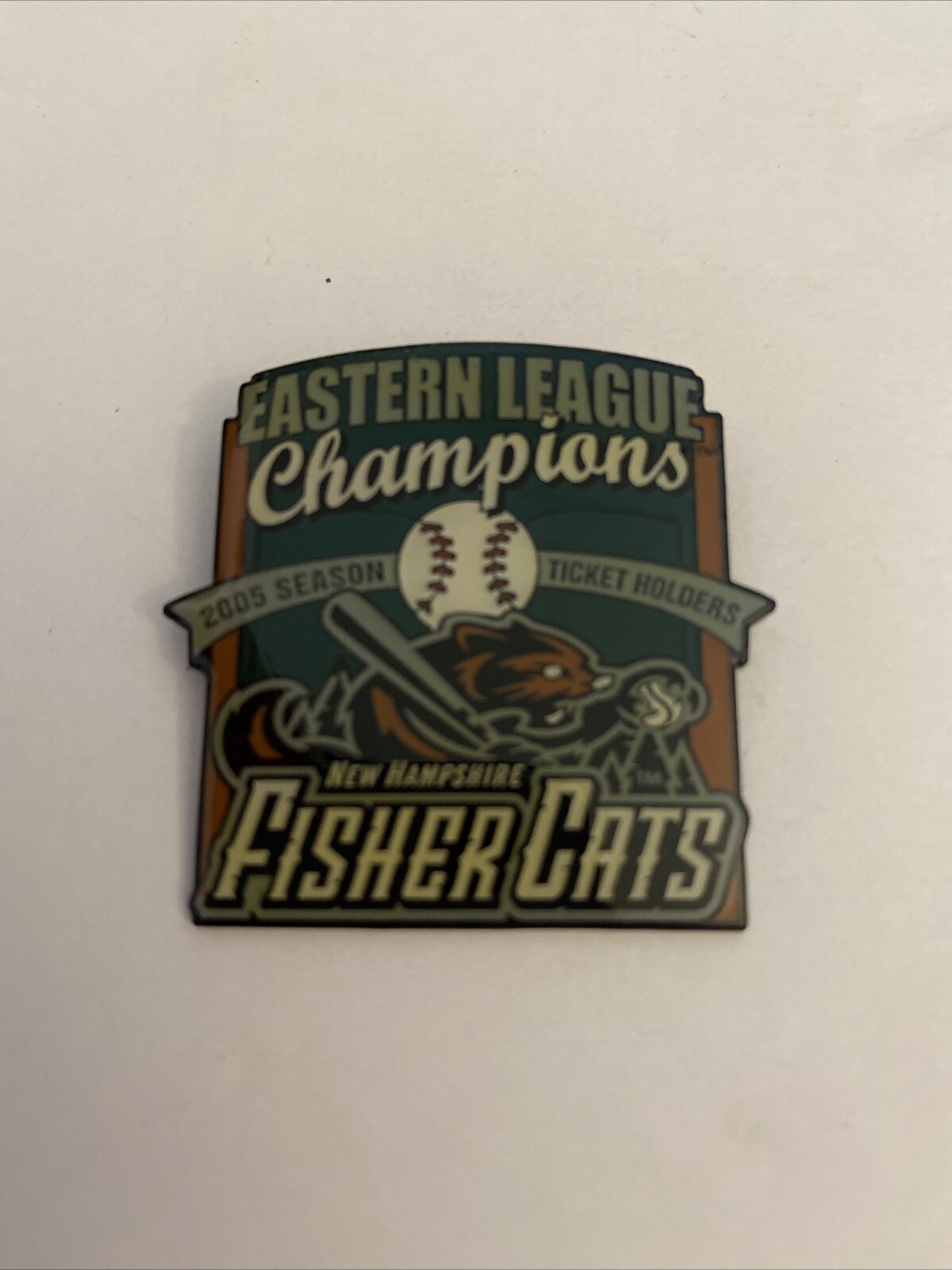 New Hampshire Fisher Cats 2005 Season Ticket Holders Lapel Pin P11