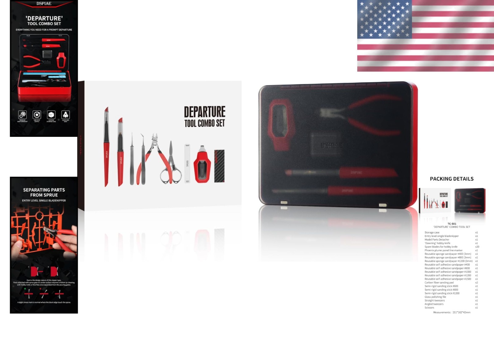 Precision Tool Combo for Crafting: Complete Set for Model Building Enthusiasts