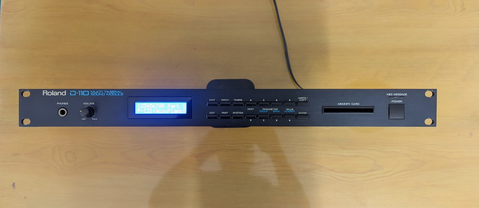 Roland D-110 Multi Timbral Sound Linear Arithmetic Synthesizer - Fully Tested