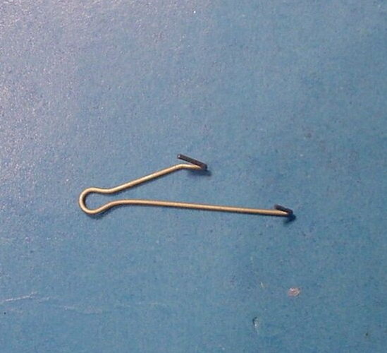 Lot of 25 Hyper Pin Wire Form Bait Keepers S.S. Spring Wire Clip For EZ Plastics