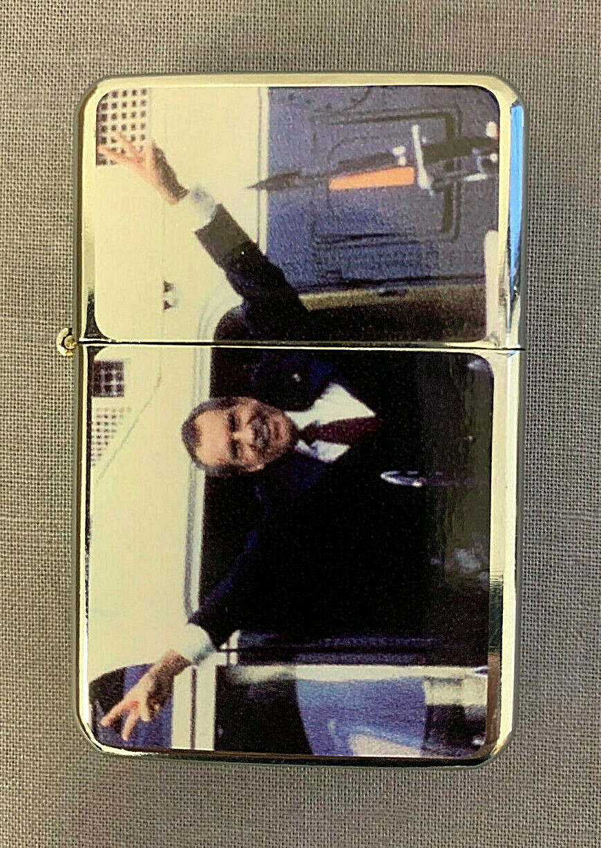 President Nixon Flip Top Oil Lighter Windproof