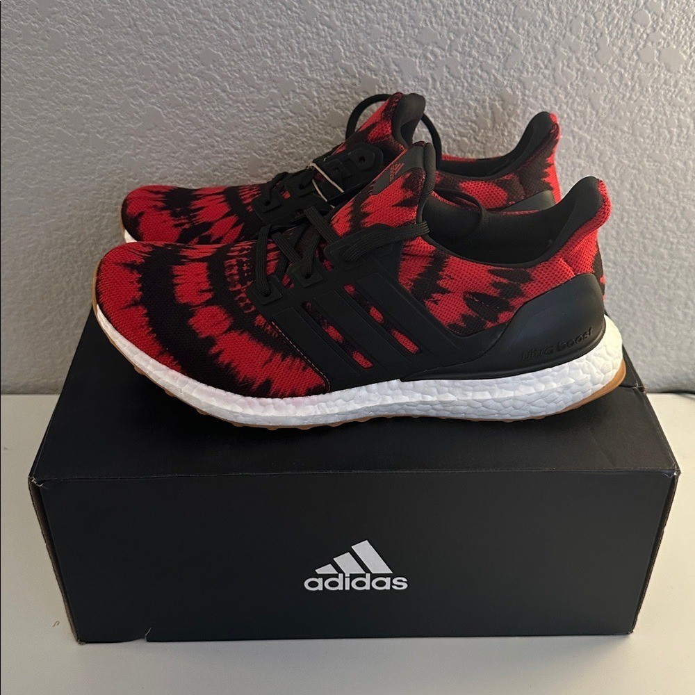 Adidas Ultra Boost x Nice Kicks Red Black Sneakers Men's US Size 7 New in Box!