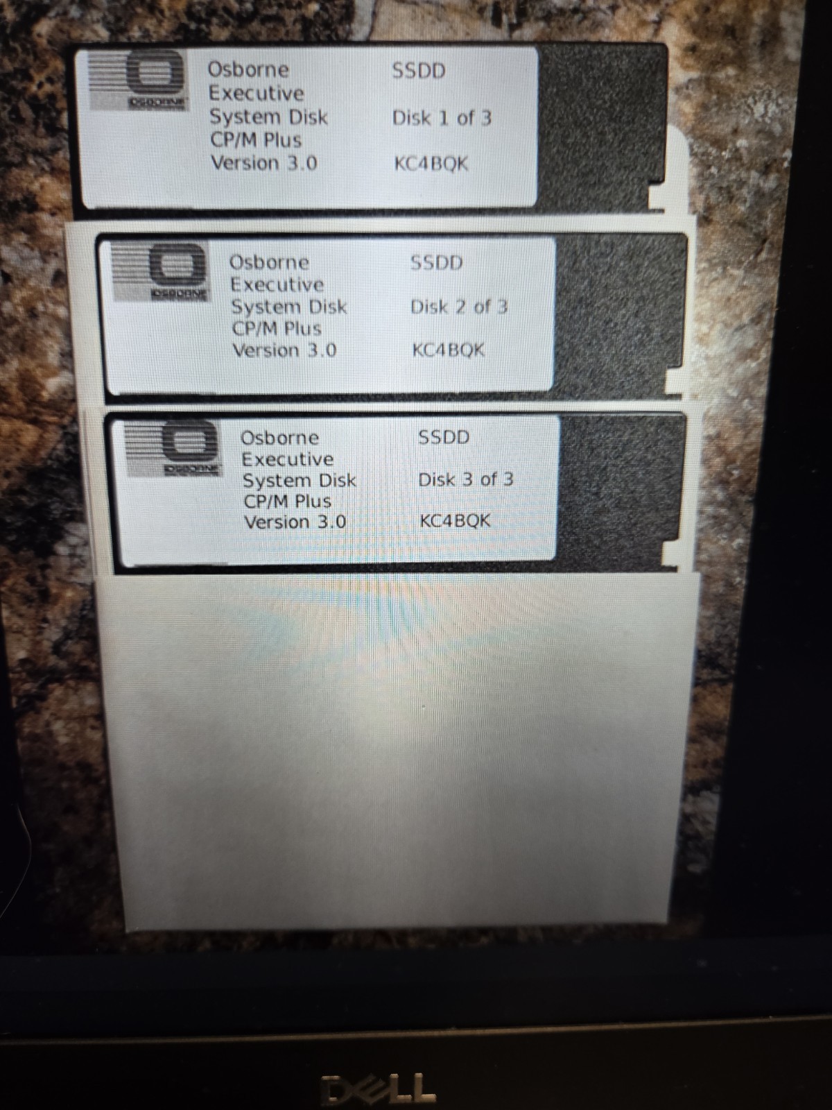 Osborne Executive OCC2 System Disks, 3 Disk Set CP/M Plus V3.0 New Disks