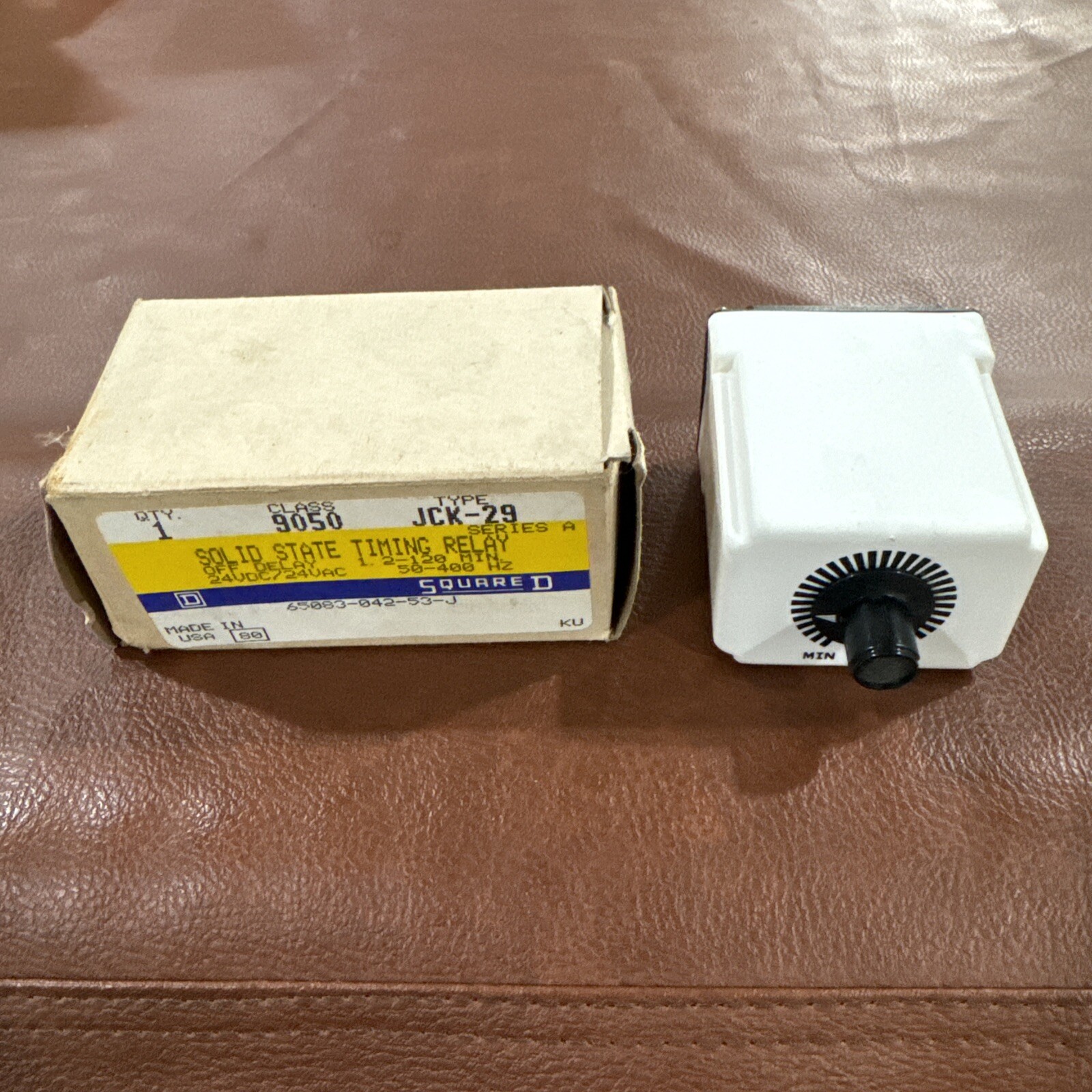 Square D 9050 JCK-29 Solid State Timing Relay #B25