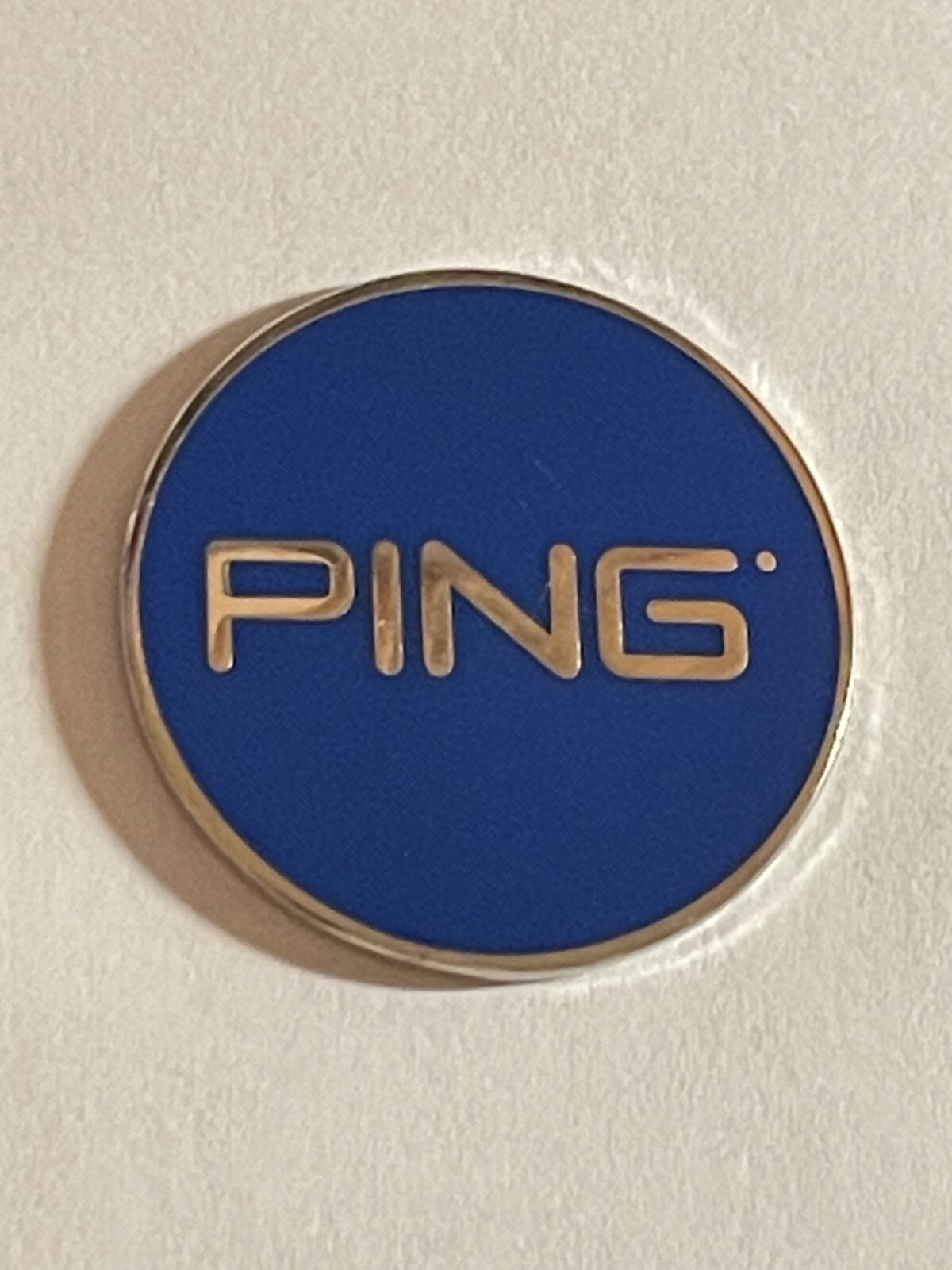Crosshairs Divot Tool & 1" Karsten PING Flat Coin Style Golf Marker - A Beauty!