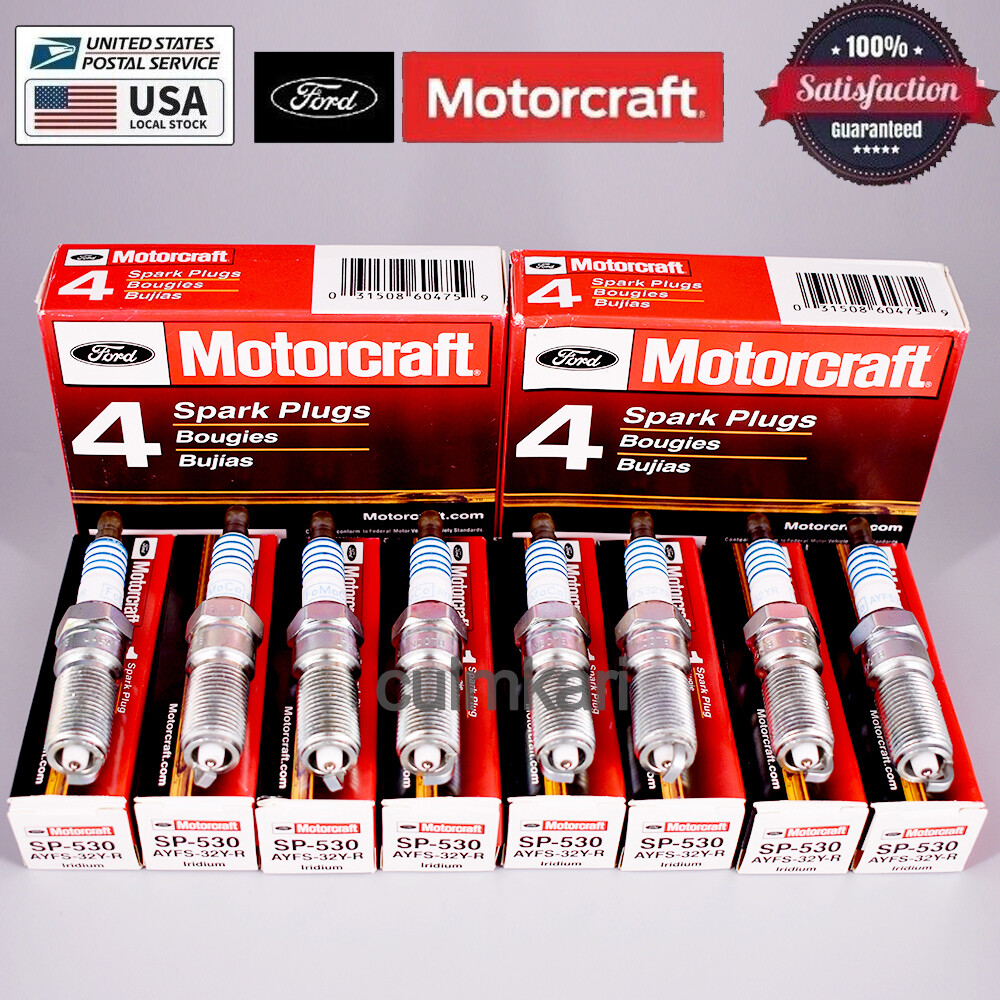 8PCS OEM Iridium Spark Plugs SP-530 AYFS32YR For Escape Lincoln MKZ Fusion SP530