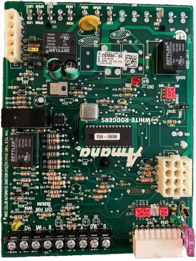 50v61-288-02 GUARANTEED w/ NEW MOUNTING PEGS Furnace Control Board 203000-04