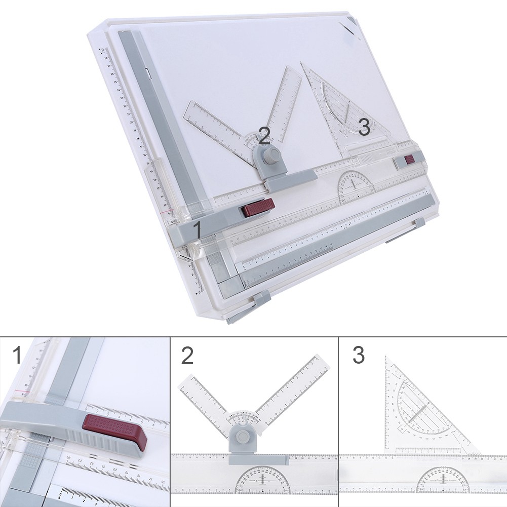 ♡ Multifuctional A3 Drawing Board Table Pad With Parallel Motion And Adjust