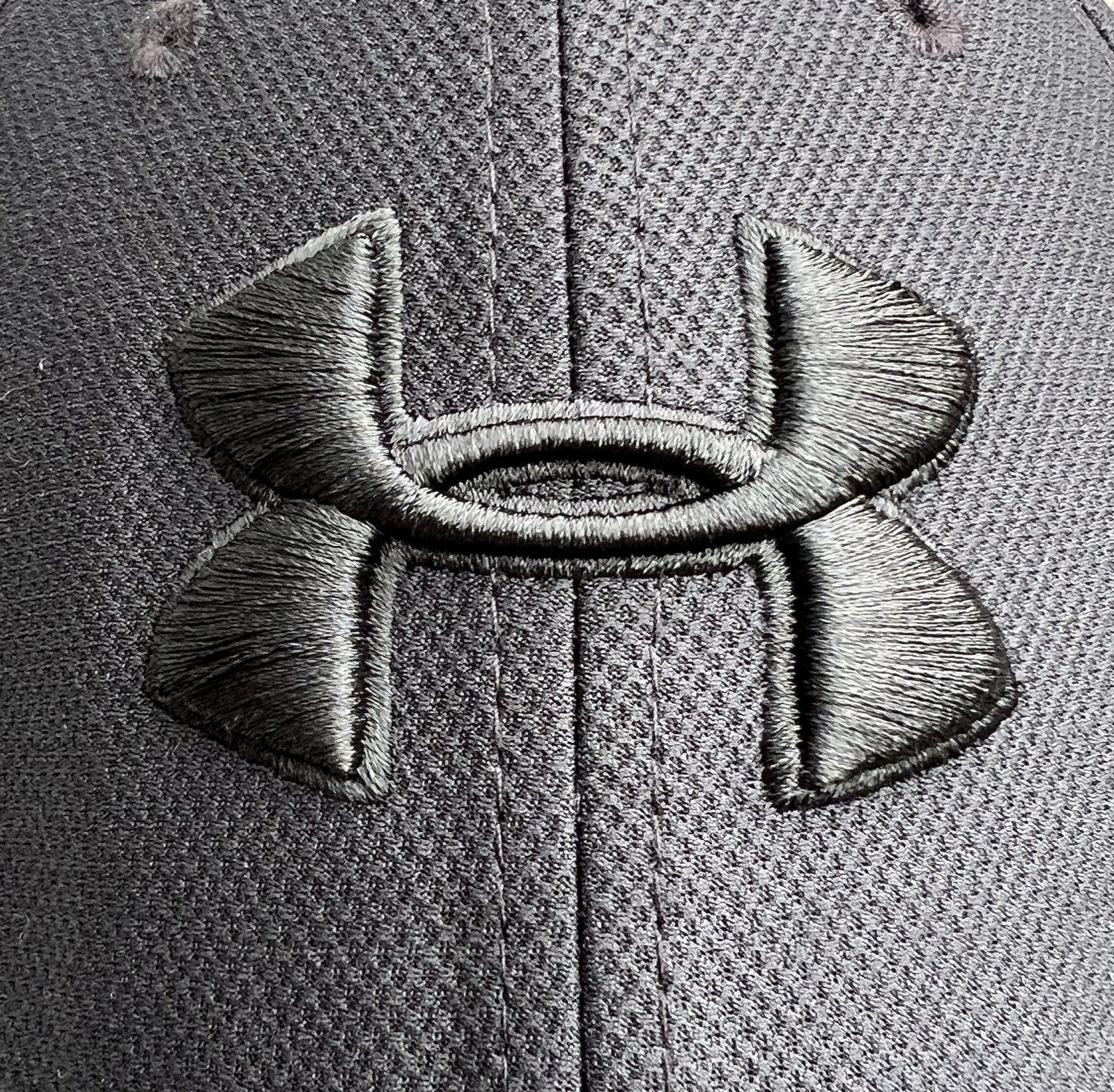 Under Armour Hat Men M/L Black Blitzing 3.0 Low Stretch Performance Golf Active