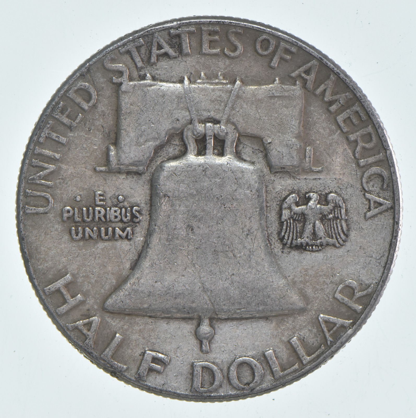 1958 (P) Franklin Half Dollar Circulated 90% Silver (1pc)