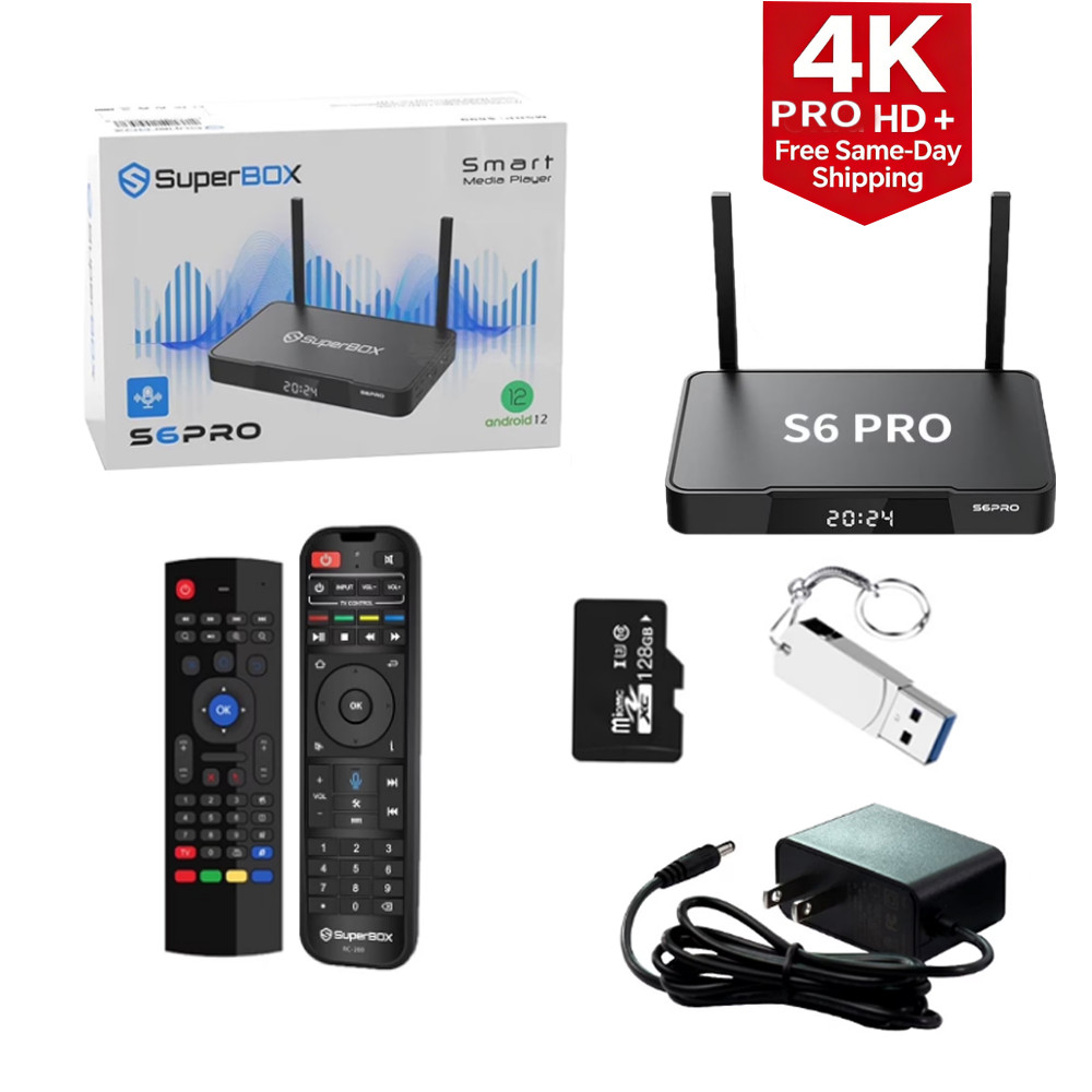 2026 SuperBox S6 Pro 4K TV Box | Free Same-Day Shipping