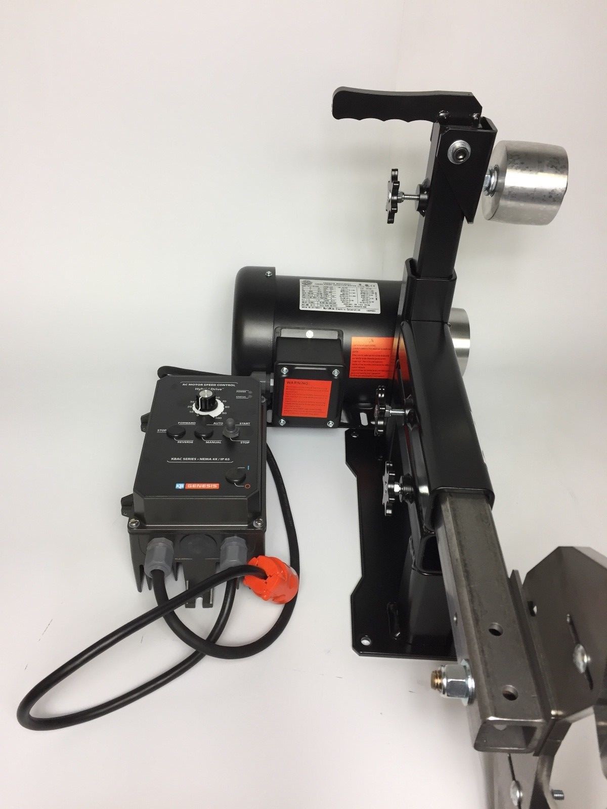 2x72 BELT GRINDER with MOTOR & VFD