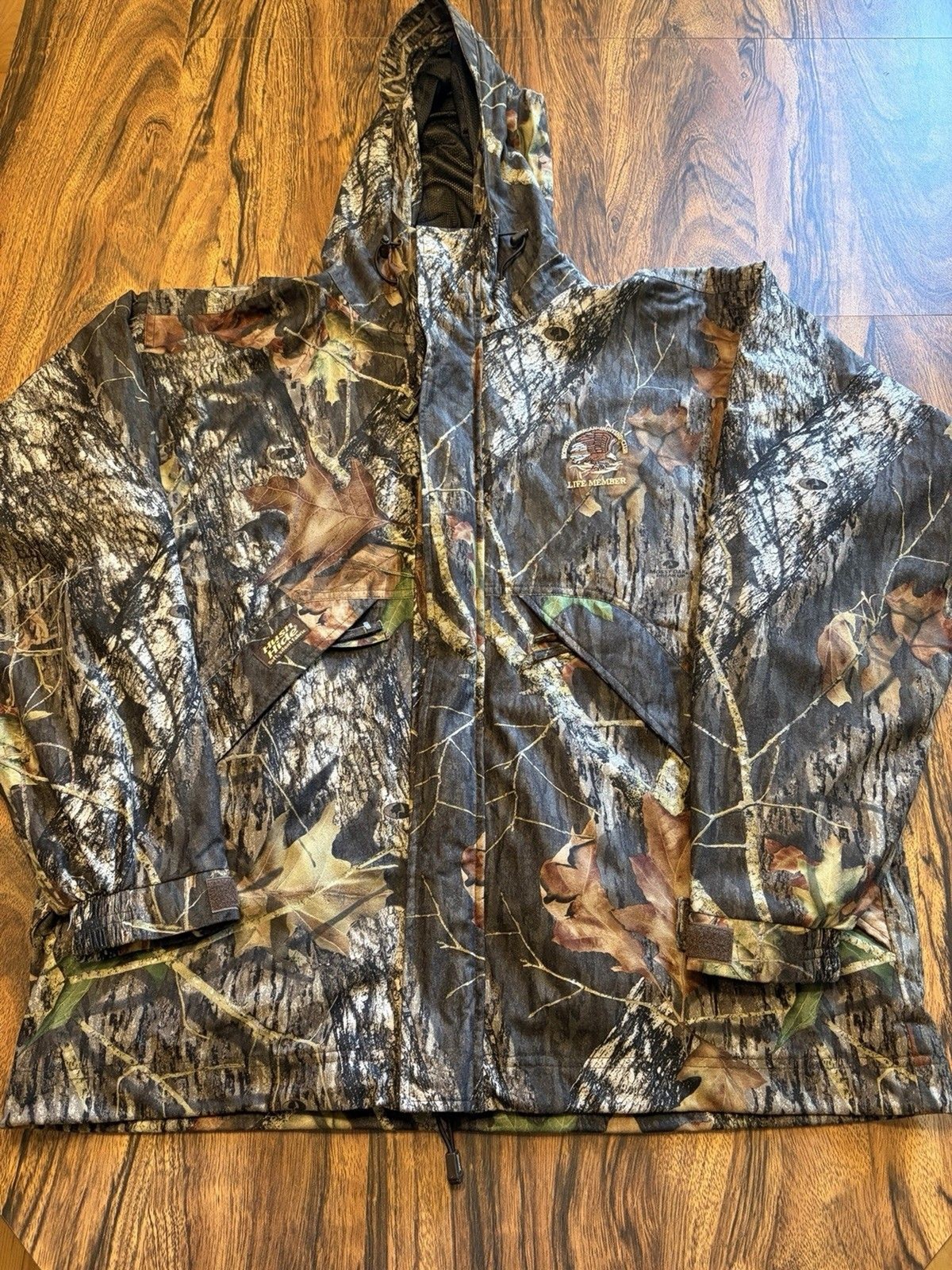 Gamehide Mossy Oak Break Up Jacket Men's XL Camo Hush Hide Full Zip NAHC
