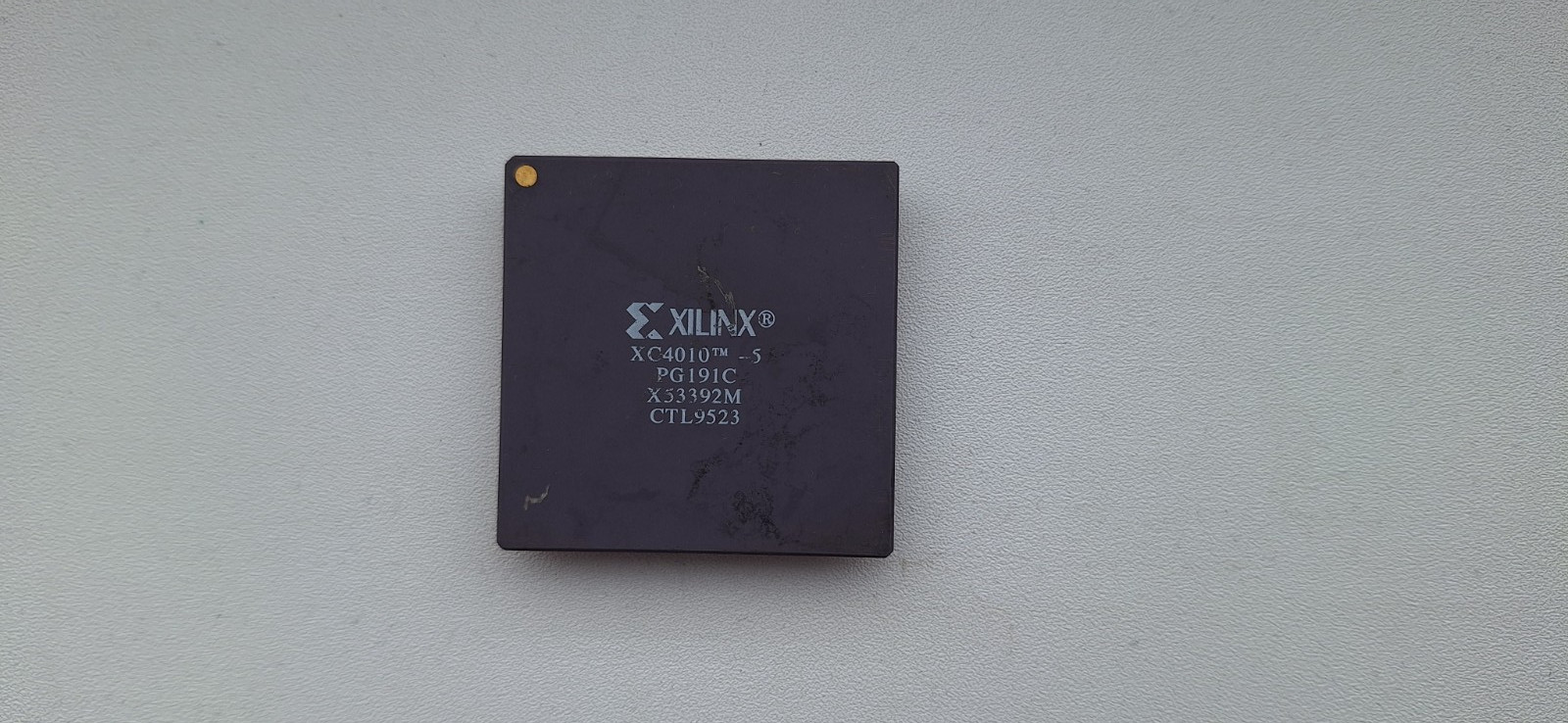 XILINX XC4010-5 PG191C rare uncommon vintage CPU GOLD