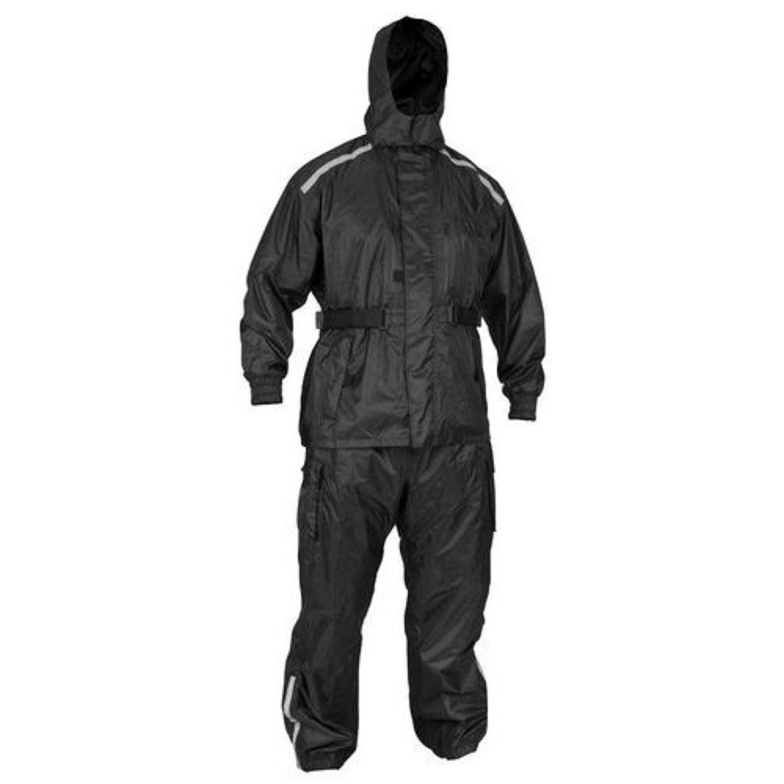 NOS RIVER ROAD 090253 TEMPEST PVC RAINSUIT BLACK SIZE MENS MEDIUM