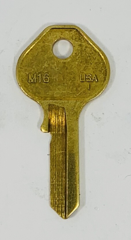 Lots of M16 1092NR MAS-9D Type Key Blanks For Master Padlock 27K Keyway