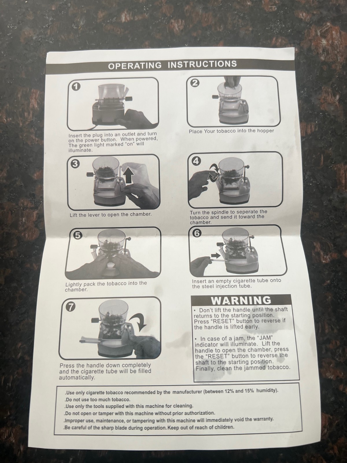 Electric Cigarette Rolling Machine