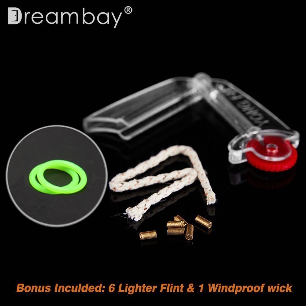 2 Pack Mini Peanut Lighter Waterproof EDC Keychain Fire Starter
