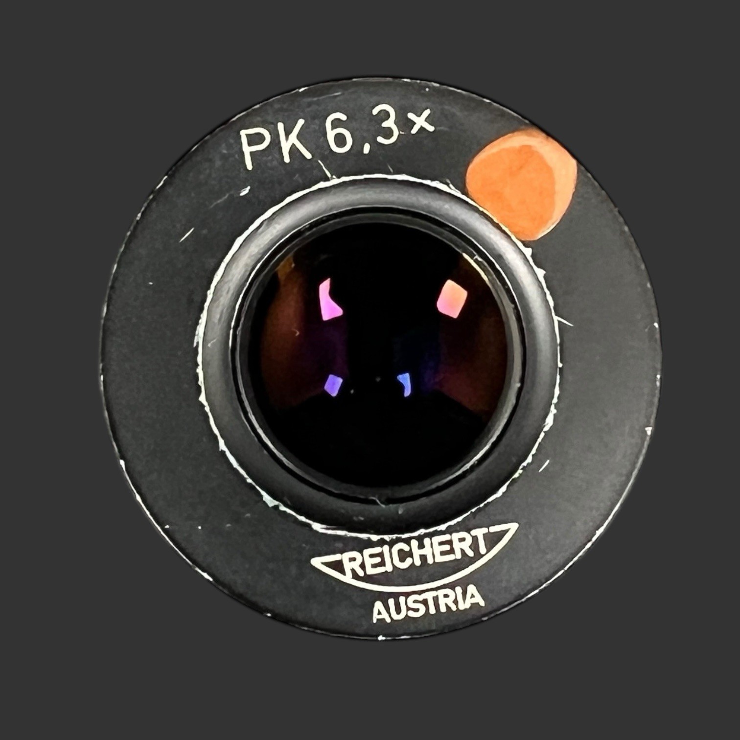 Vintage Reichert Austria PK 6,3X Objective Microscope Objective Lens