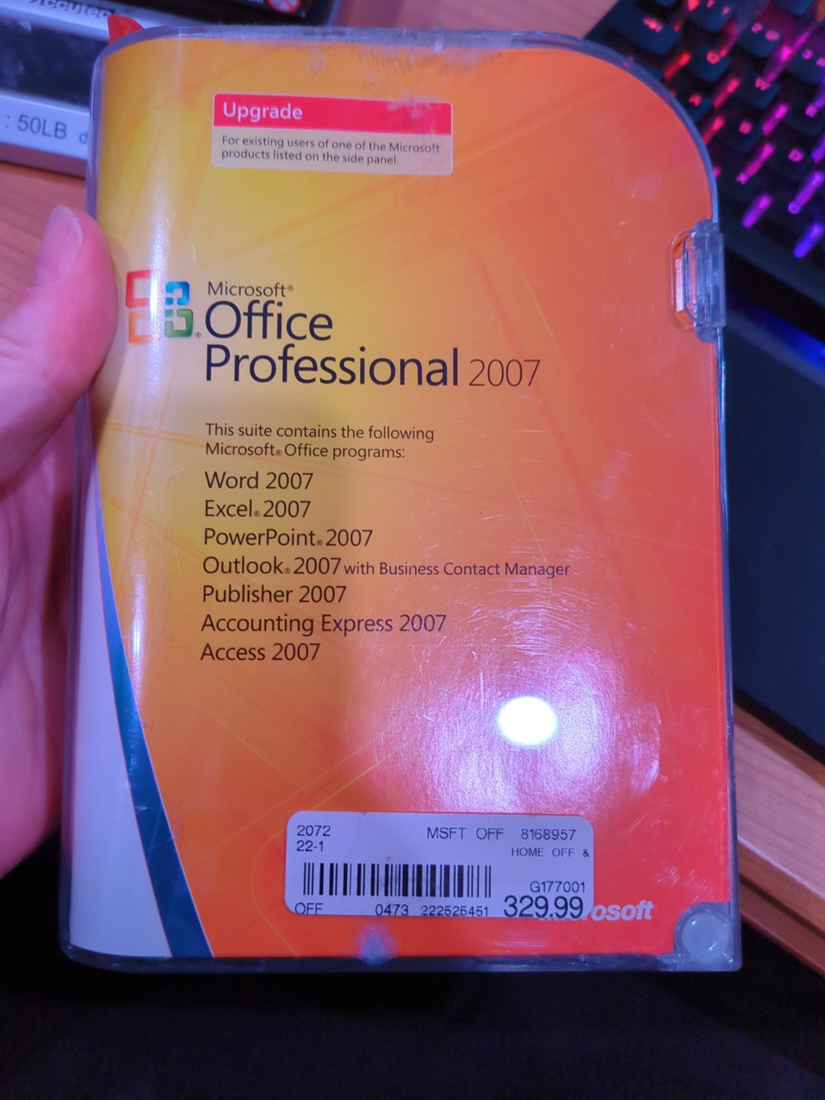 Microsoft Office Professional 2007 - Upgrade