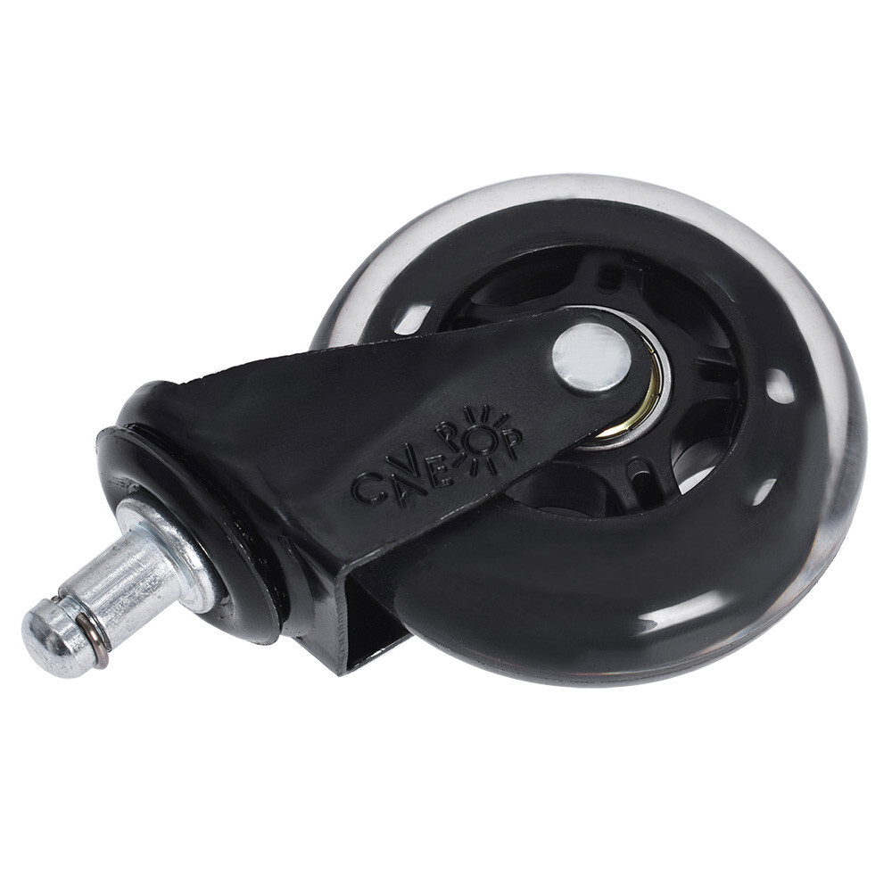 LABLT Heavy Duty Office Chair Caster Rubber Swivel Wheels Replacement 5PC 3 inch