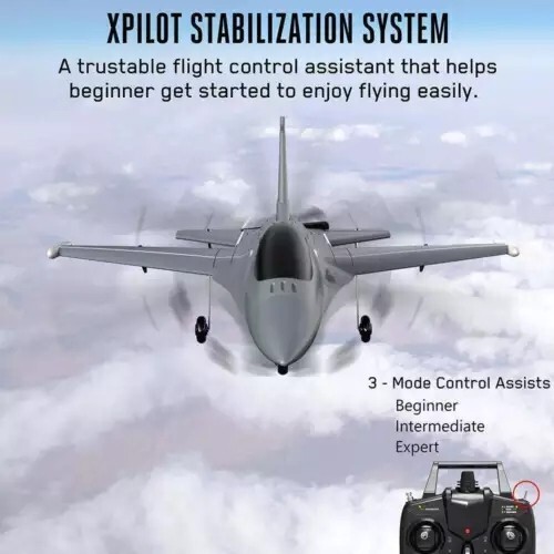 US VOLANTEX F16 Fighter 2.4GHz 4CH RC Plane Aircraft 6Axis Gyro RTF Stunt Glider